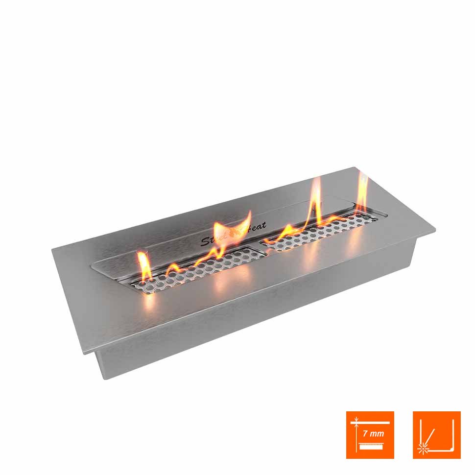 Биокамин напольный SteelHeat WOOD 500 белый 