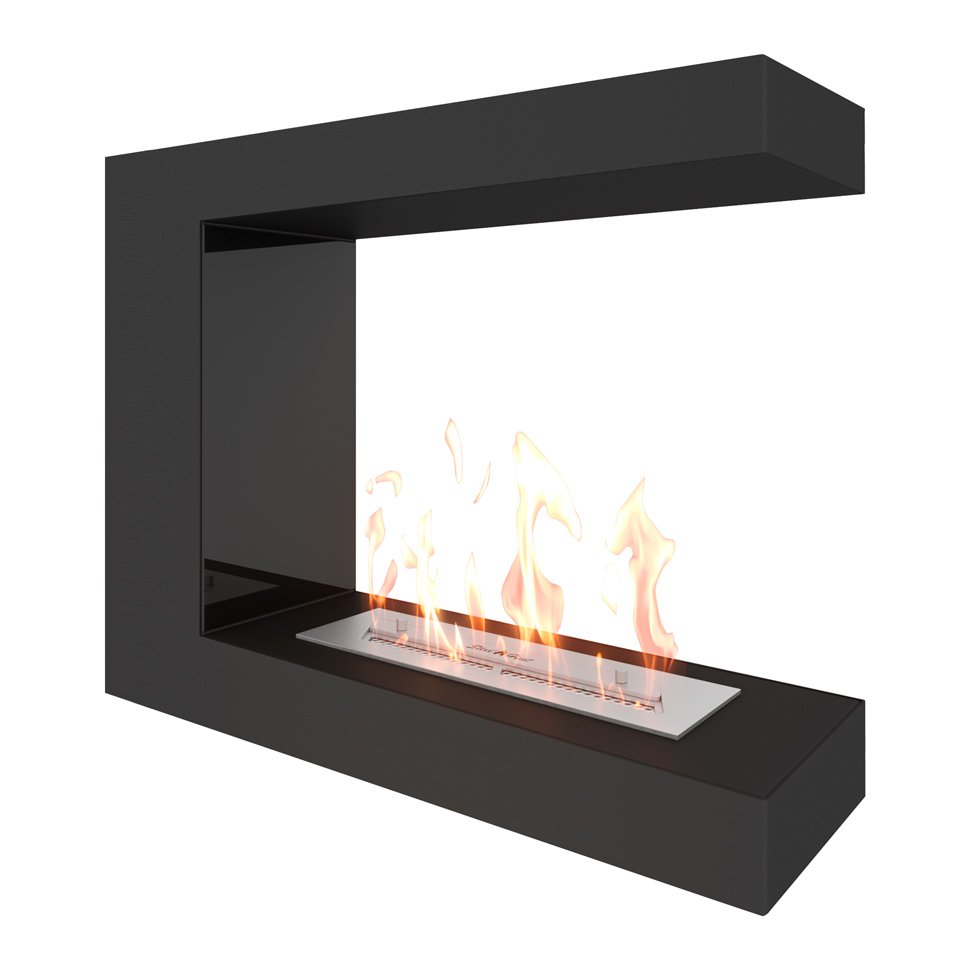 Биокамин торцевой SteelHeat LONG 600 