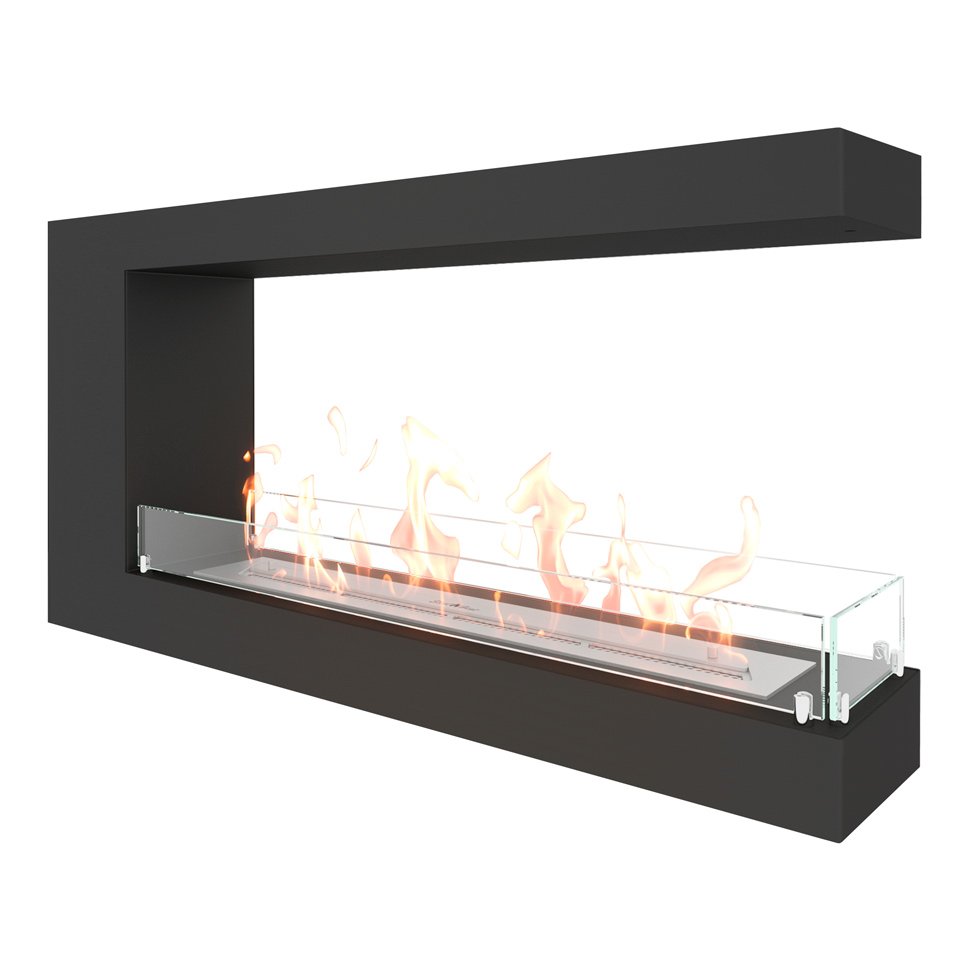 Биокамин торцевой SteelHeat LONG 900 