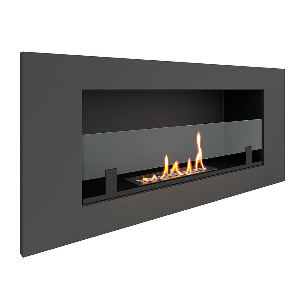 Биокамин встраиваемый SteelHeat LONG 900 LITE Small 