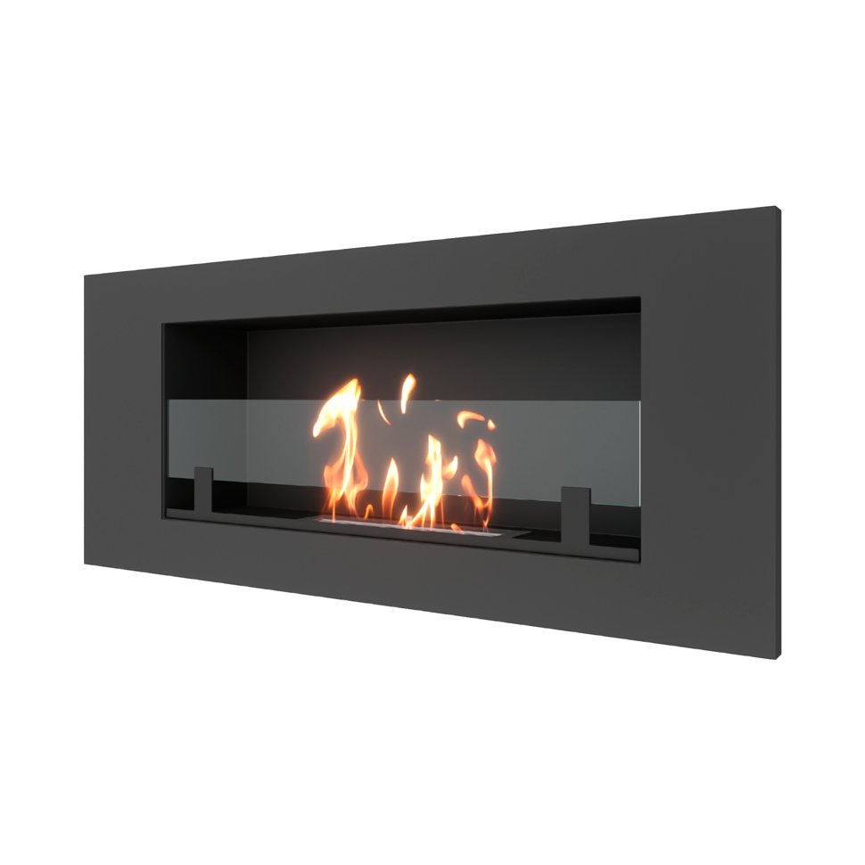 Биокамин встраиваемый SteelHeat LONG 900 LITE Small 