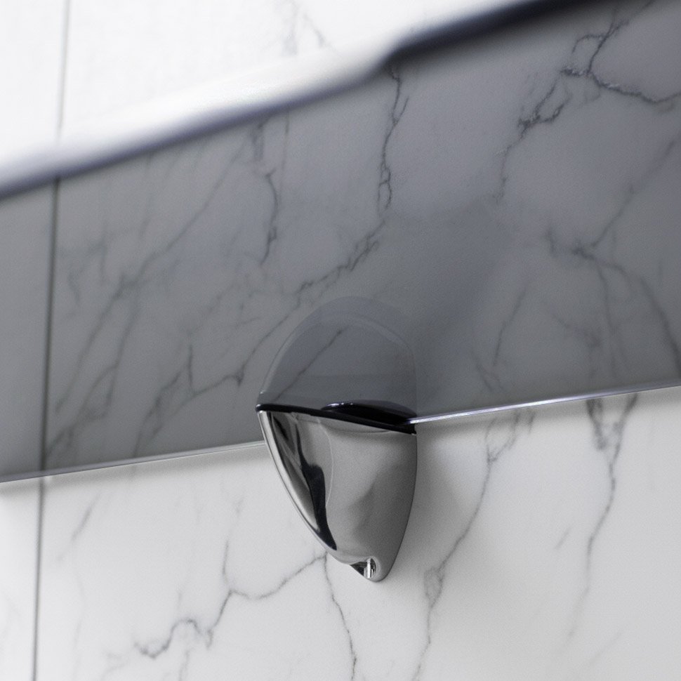 Стеклянная полка для биокамина Gray  1600 