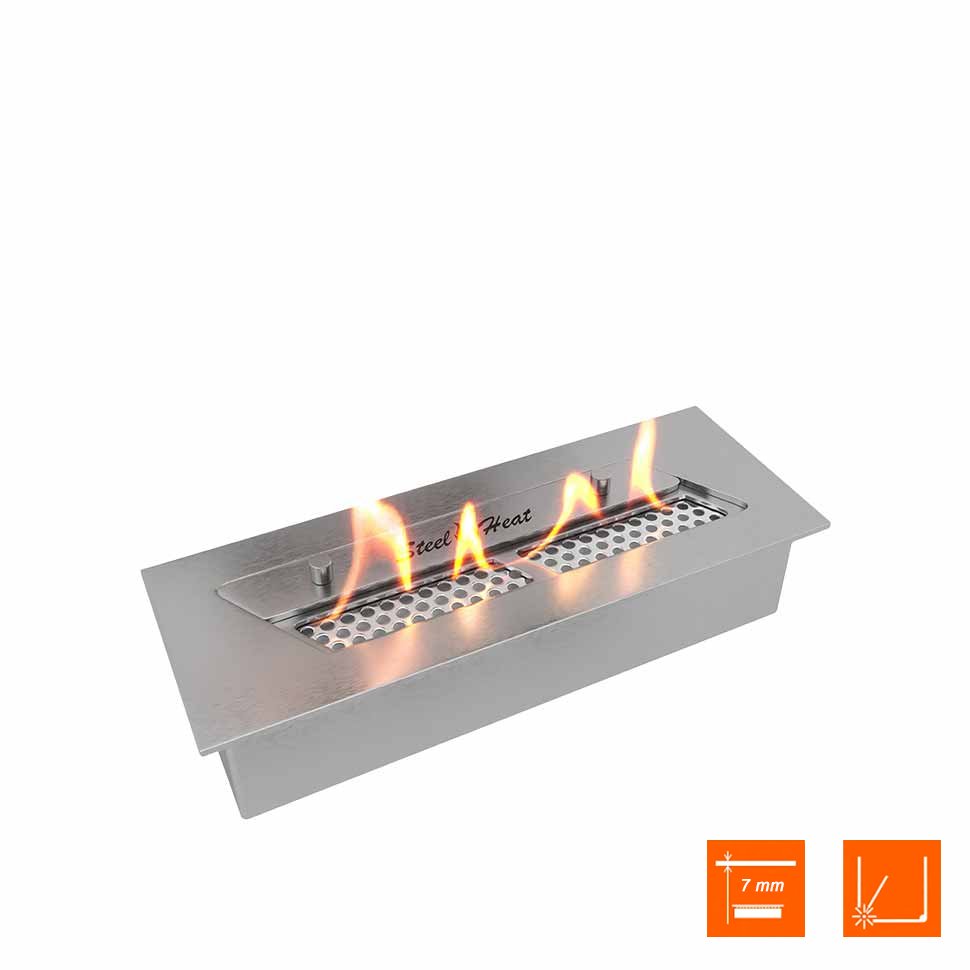 Биокамин торцевой SteelHeat ONE 600 