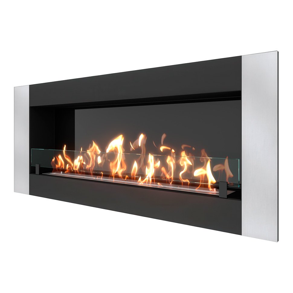 Биокамин встраиваемый SteelHeat GRAND-V 1500 XL 