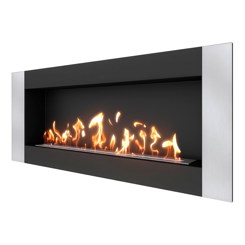 Биокамин встраиваемый SteelHeat GRAND-V 1500 XL 