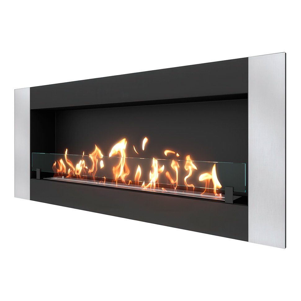 Биокамин встраиваемый SteelHeat GRAND-V 1500 XL 