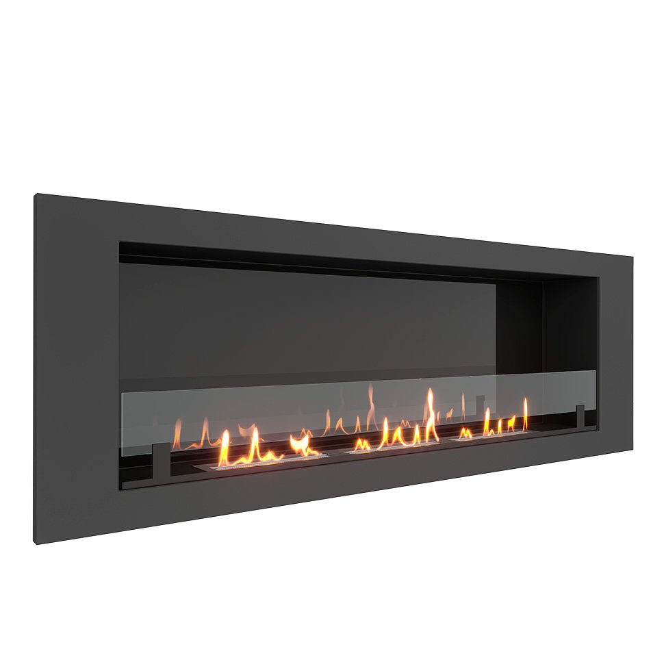 Биокамин встраиваемый SteelHeat LONG 1500 LITE 