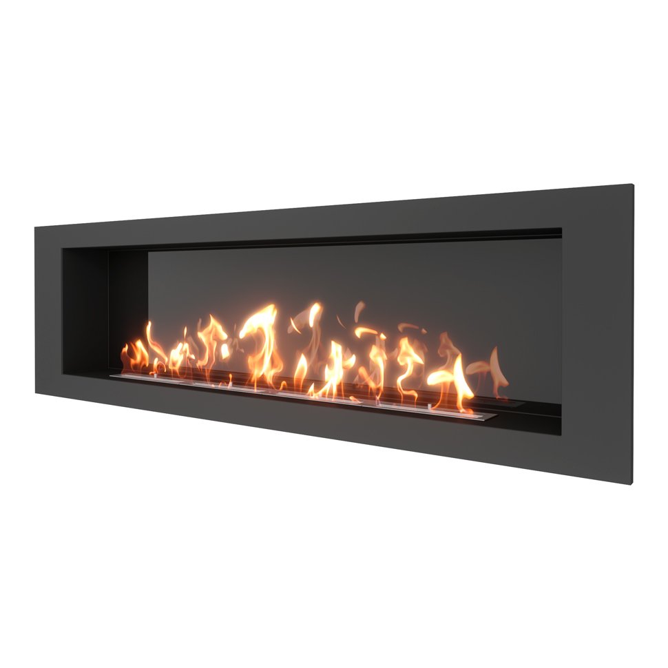 Биокамин встраиваемый SteelHeat LONG 1800 LITE 