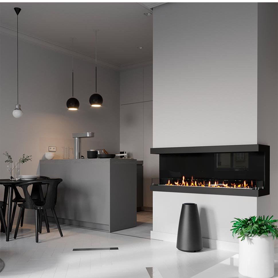 Биокамин фронтальный SteelHeat ONE 1300 