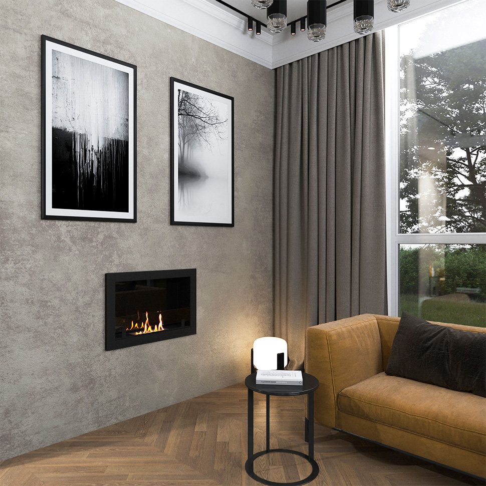 Биокамин встраиваемый SteelHeat ONE 800 LITE 