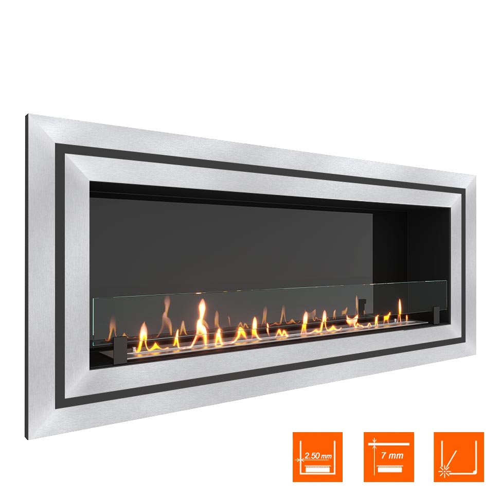 Биокамин встраиваемый SteelHeat GRAND-D 1500 XL 