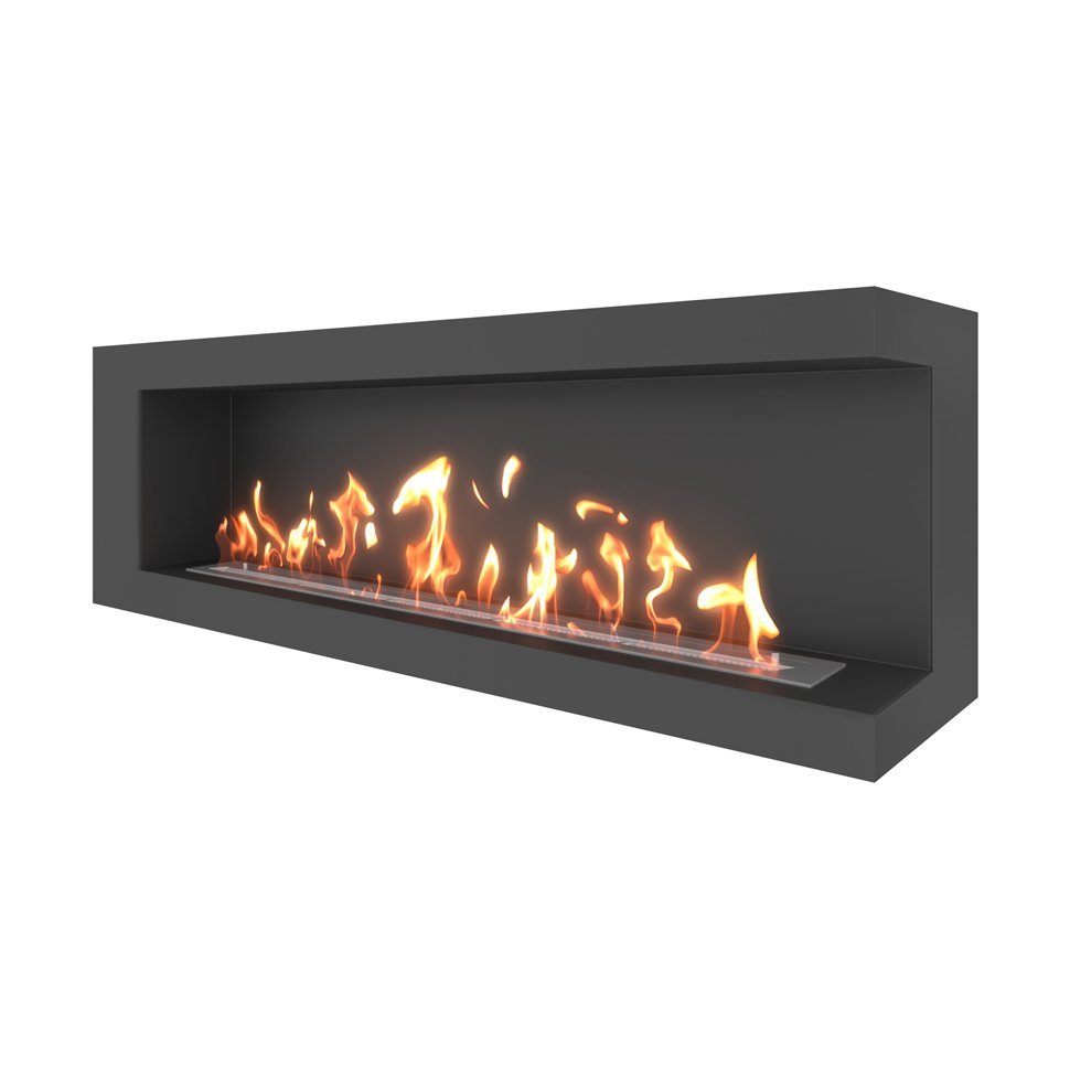 Биокамин угловой SteelHeat GRAND 1500 правый 