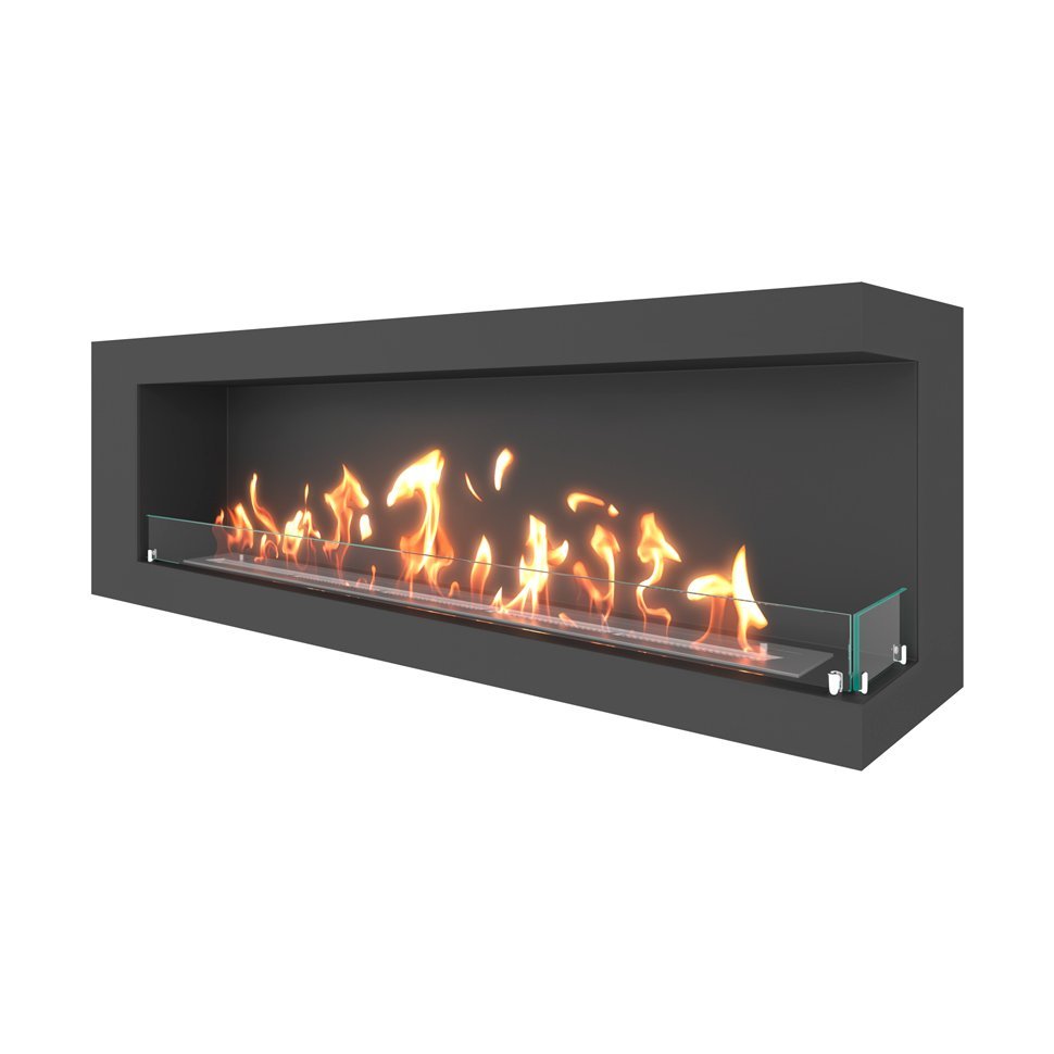 Биокамин угловой SteelHeat GRAND 1500 правый 