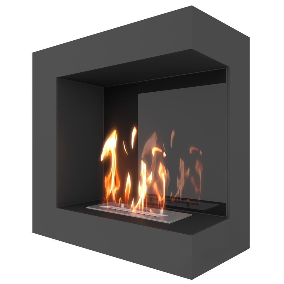 Биокамин угловой SteelHeat GRAND 600 правый 