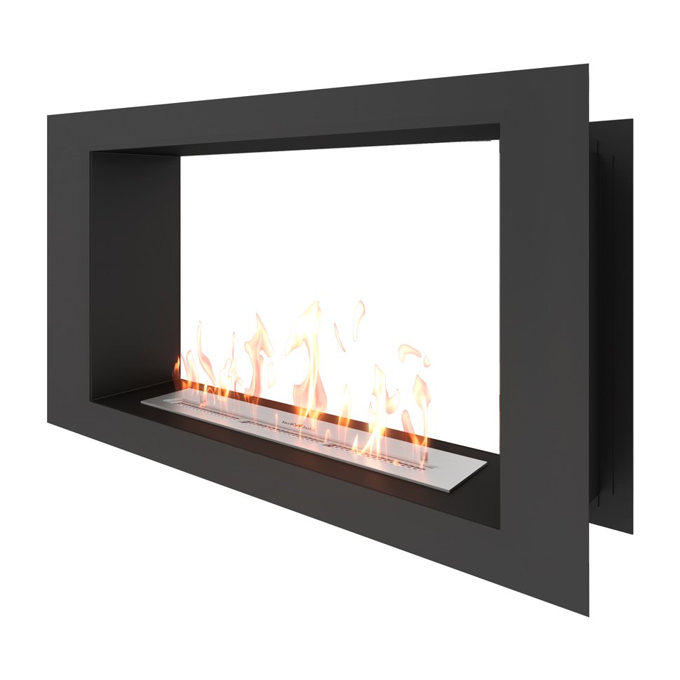 Биокамин сквозной SteelHeat LONG 900 