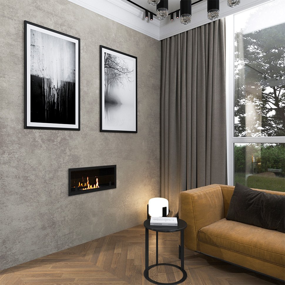 Биокамин встраиваемый SteelHeat LEADER 700 LITE Small 