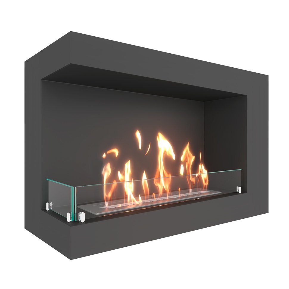 Биокамин угловой SteelHeat GRAND 900 левый 