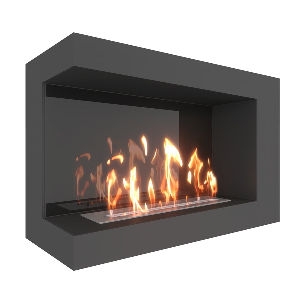 Биокамин угловой SteelHeat GRAND 900 левый 