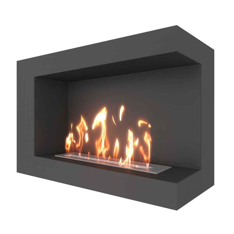 Биокамин угловой SteelHeat GRAND 900 правый 