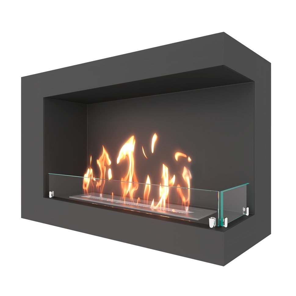 Биокамин угловой SteelHeat GRAND 900 правый 