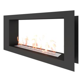 Биокамин сквозной SteelHeat LONG 1100