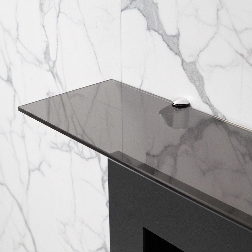 Стеклянная полка для биокамина Bronze 1800 