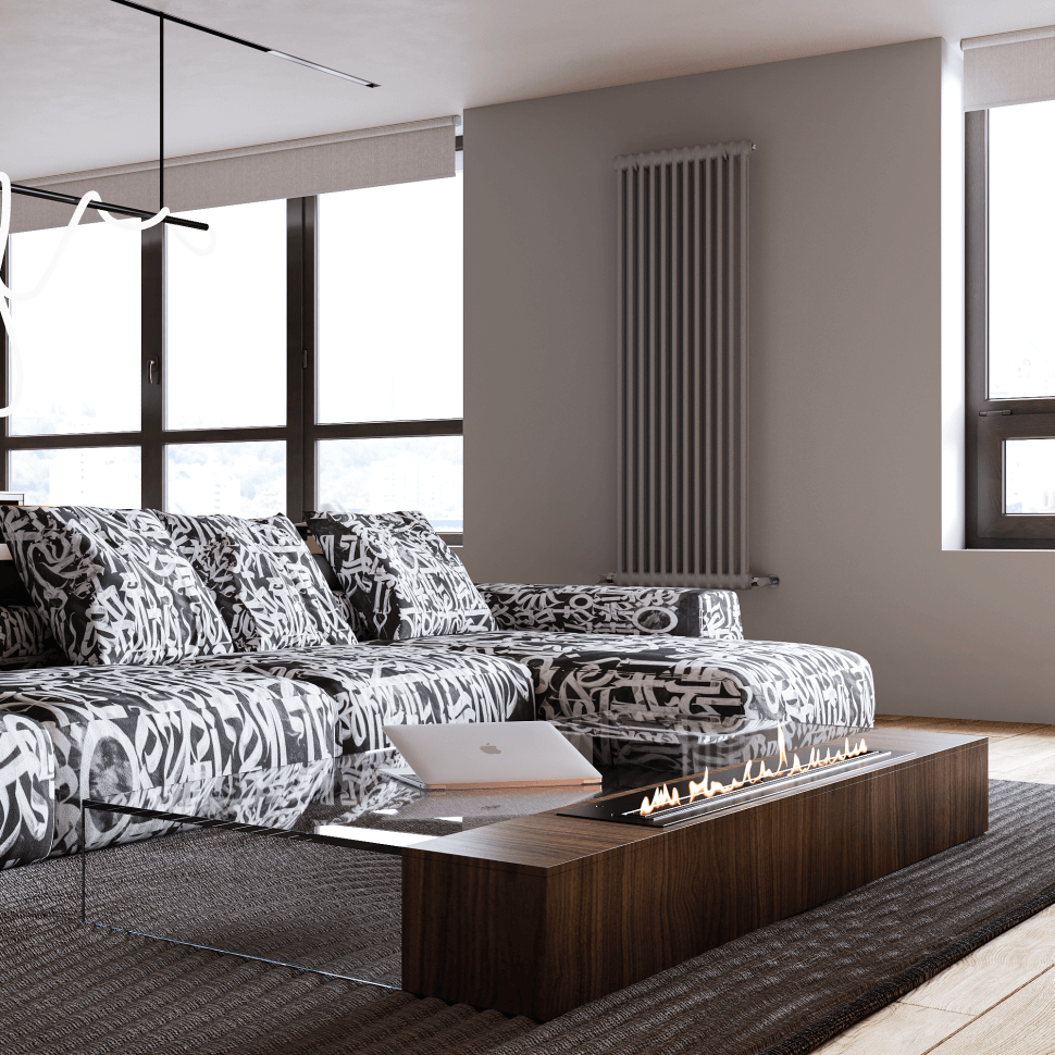 Автоматический биокамин SteelHeat AB 1200 