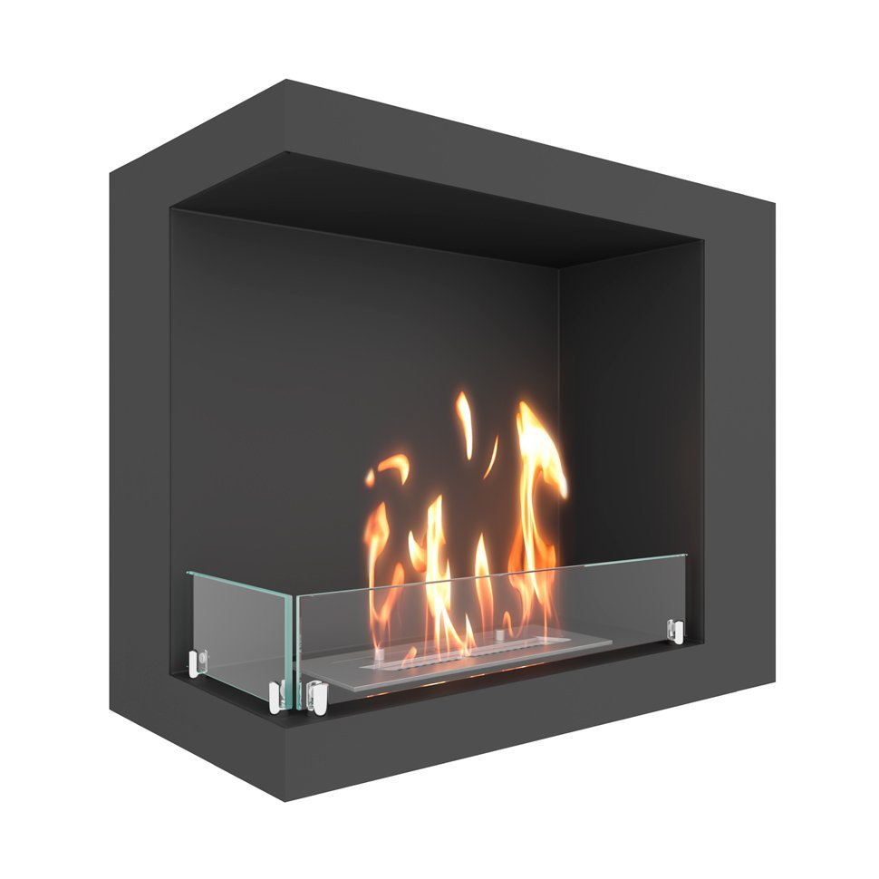 Биокамин угловой SteelHeat LONG 600 левый 