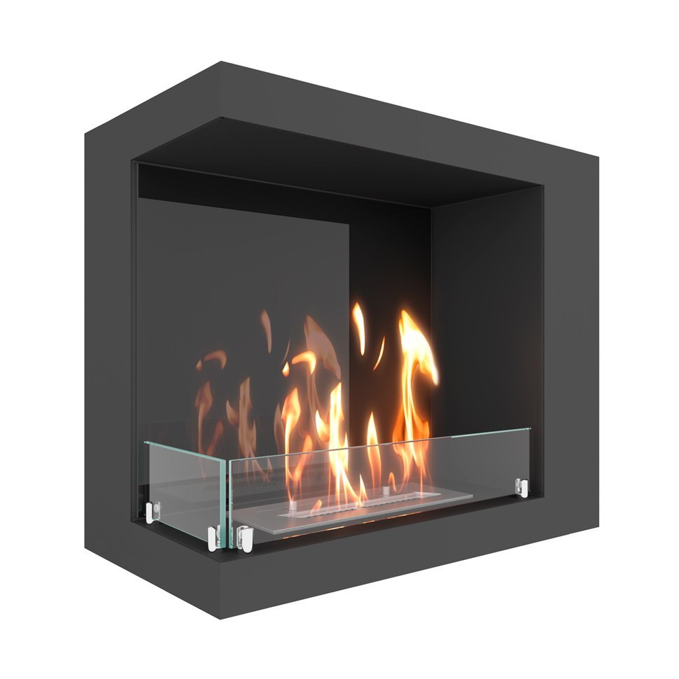 Биокамин угловой SteelHeat LONG 600 левый 