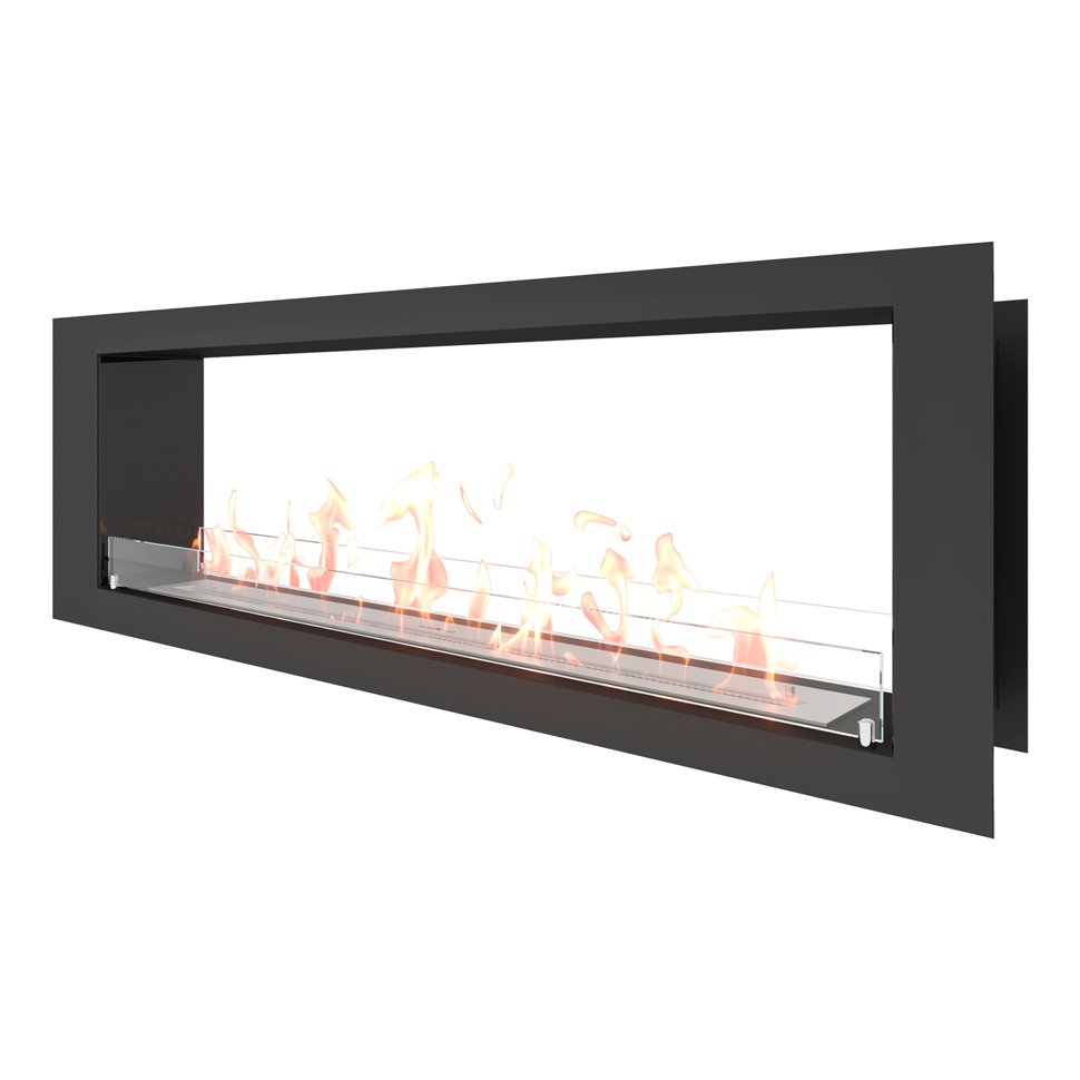 Биокамин сквозной SteelHeat LONG 1600 