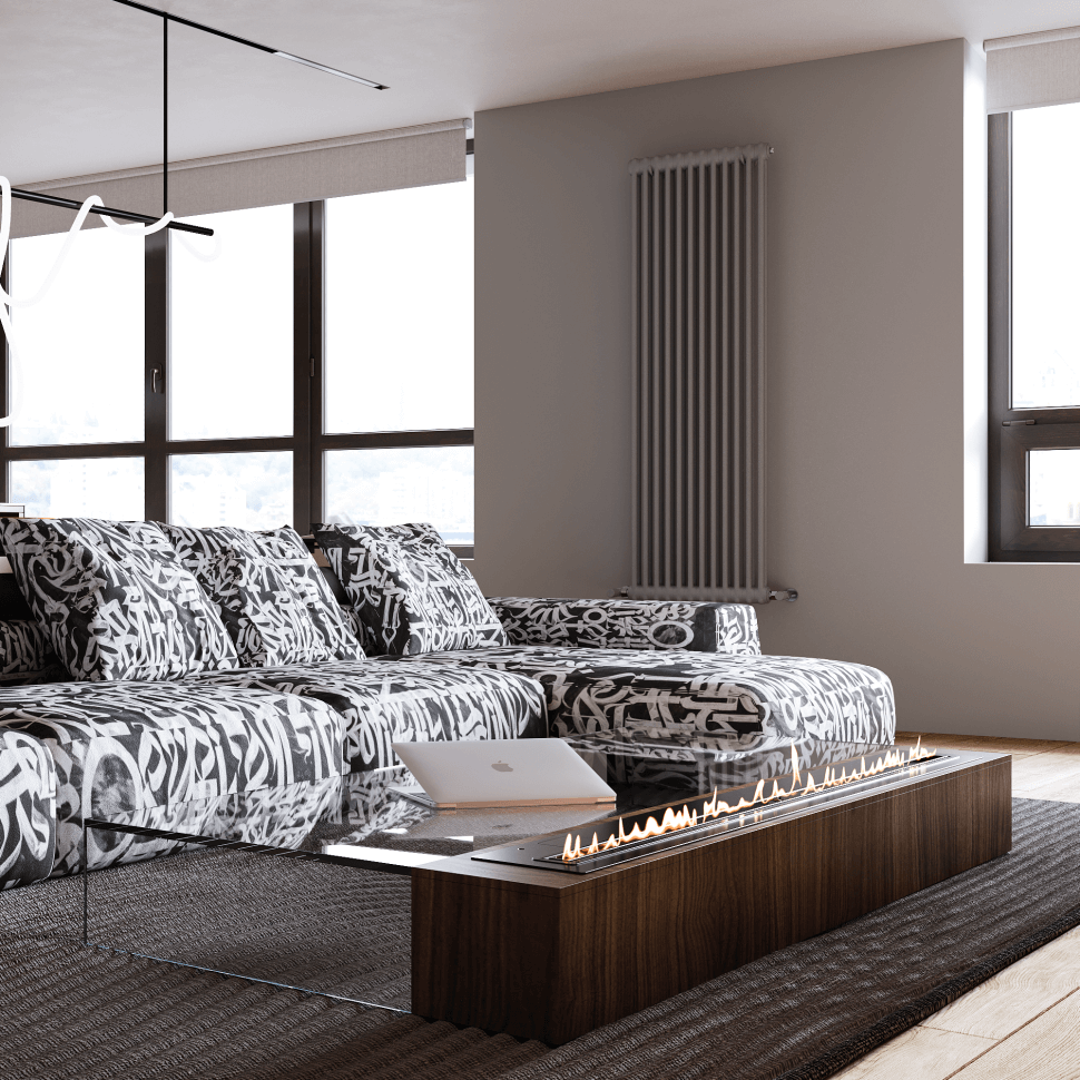 Автоматический биокамин SteelHeat AB 1800 