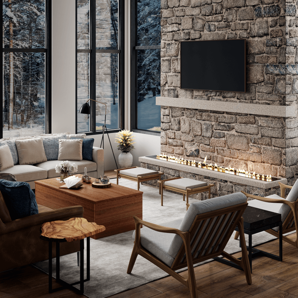 Автоматический биокамин SteelHeat AB 1800 