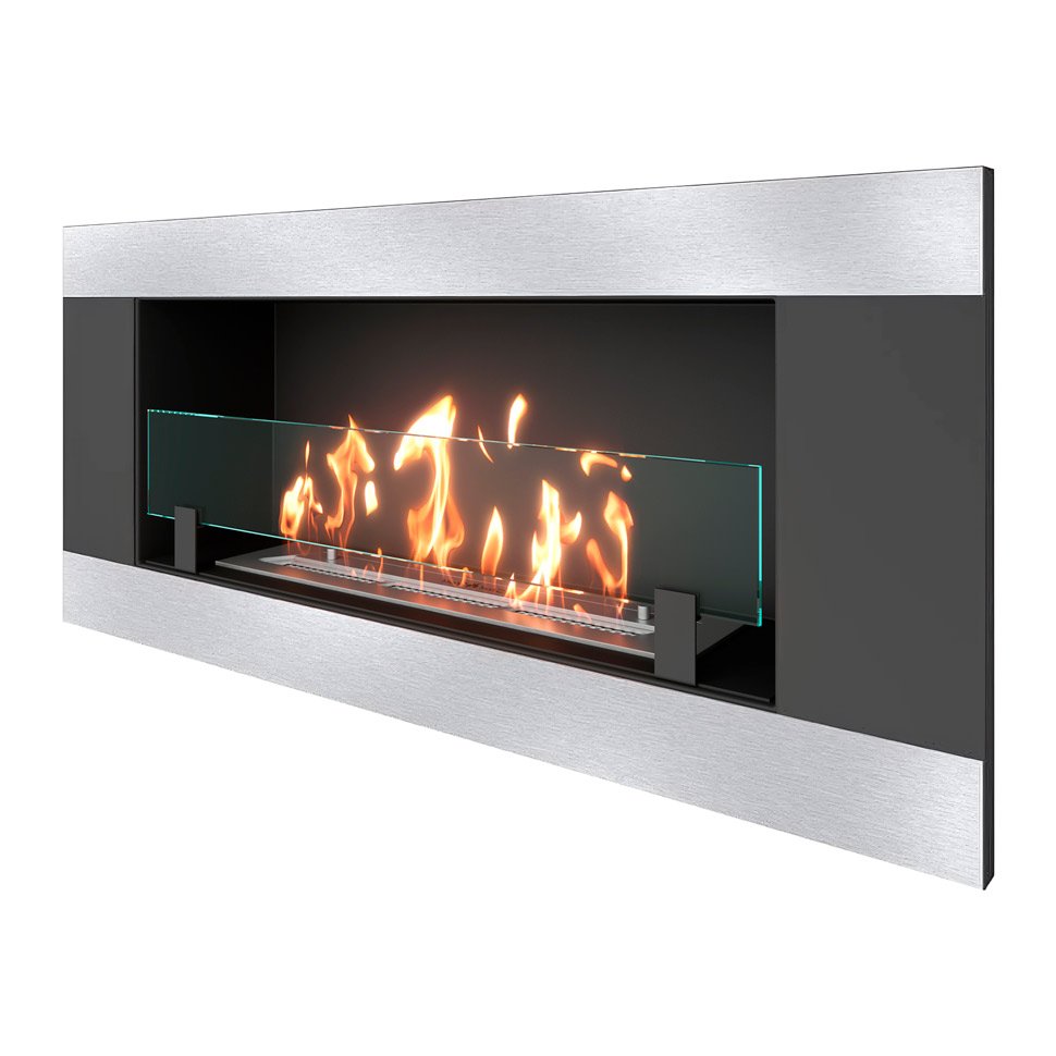 Биокамин встраиваемый SteelHeat LONG-H 900 Small 