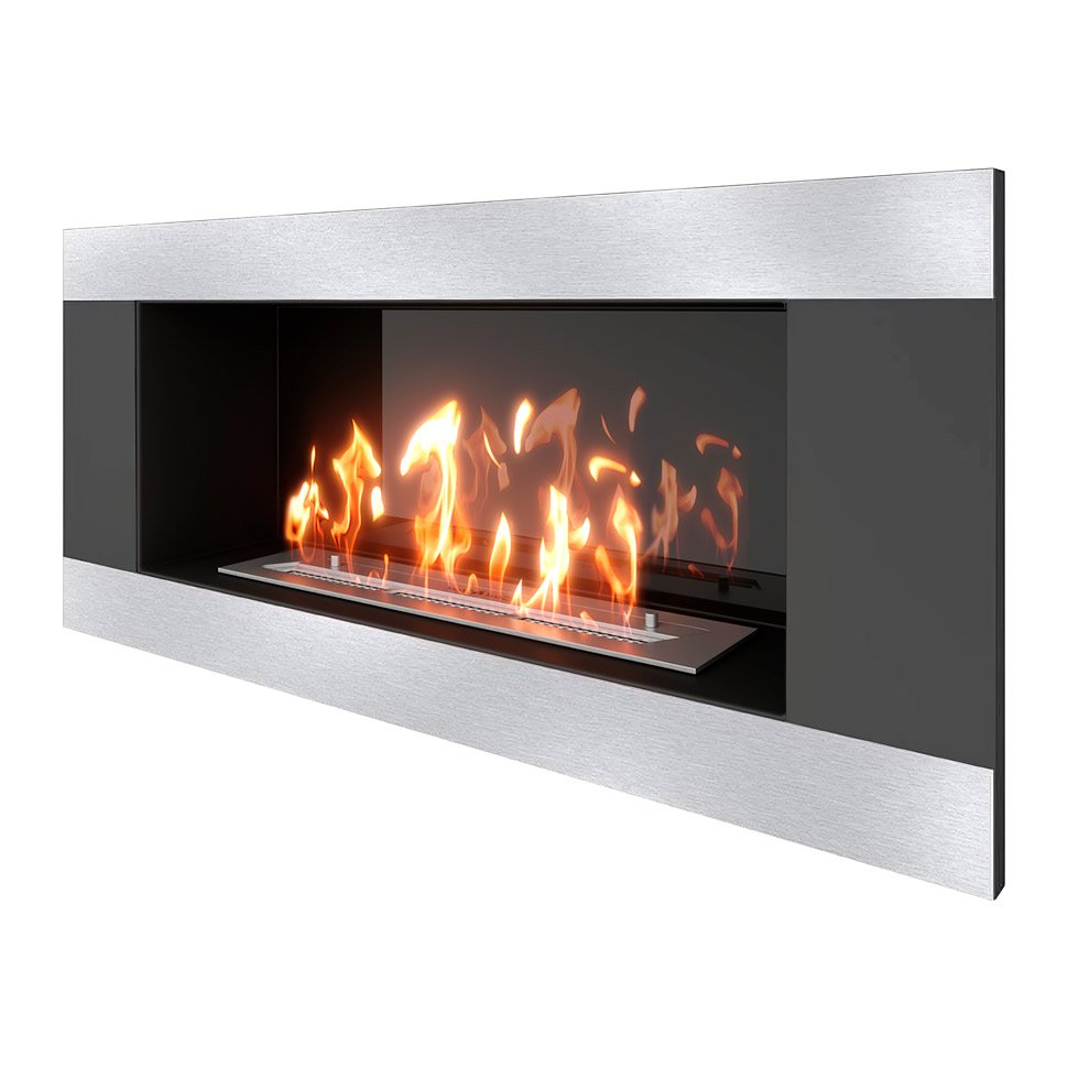 Биокамин встраиваемый SteelHeat LONG-H 900 Small 