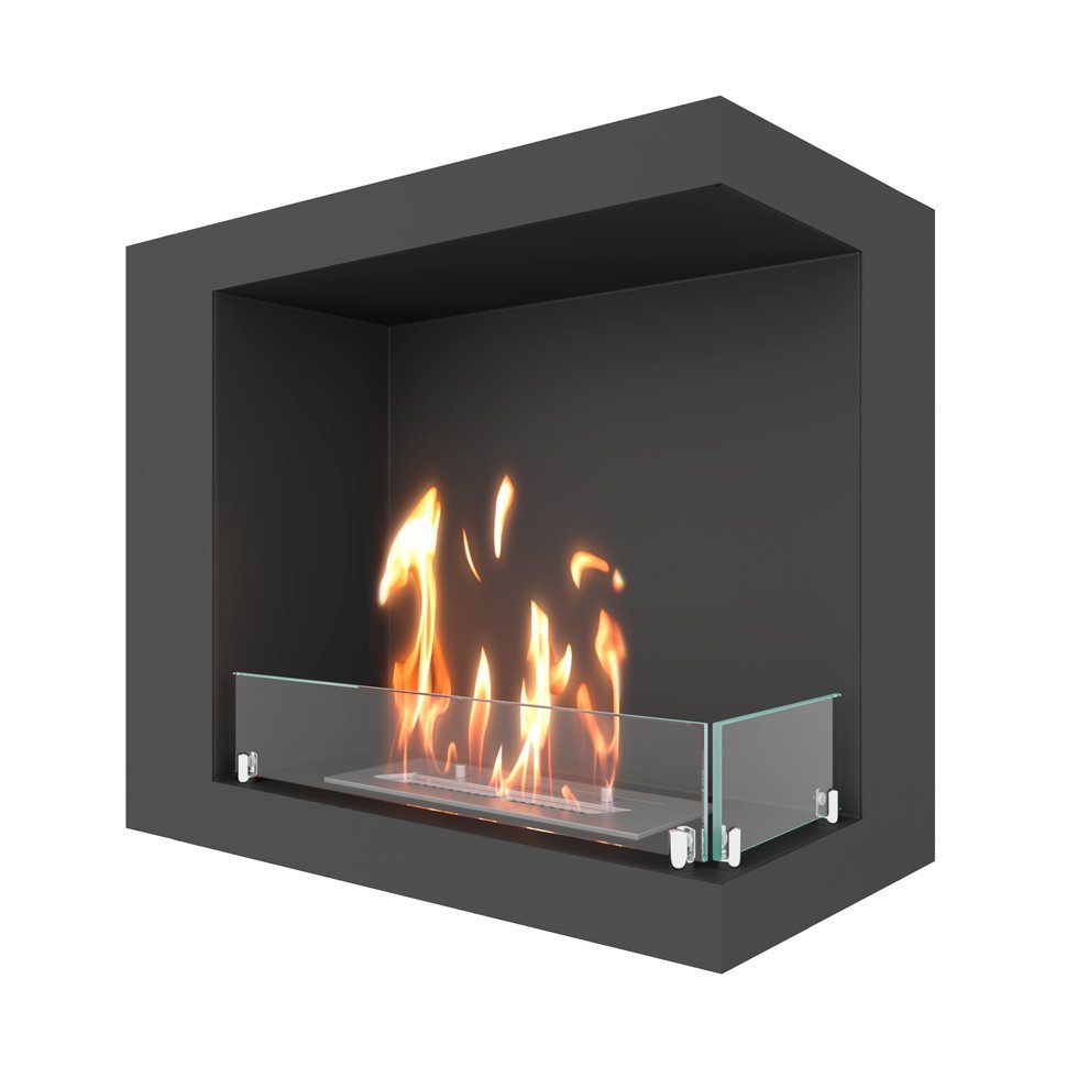 Биокамин угловой SteelHeat LONG 600 правый 