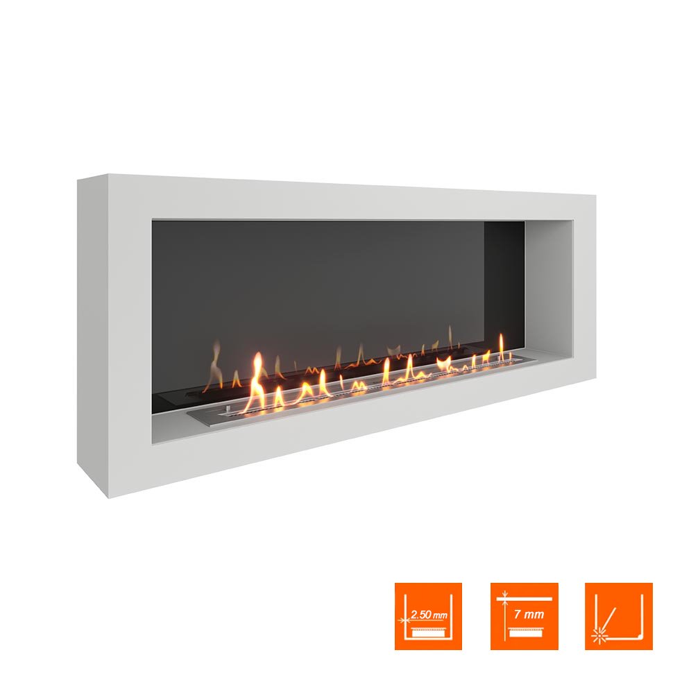 Биокамин SteelHeat WALL ONE 1400 белый