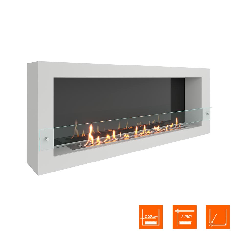 Биокамин SteelHeat WALL ONE 1400 белый