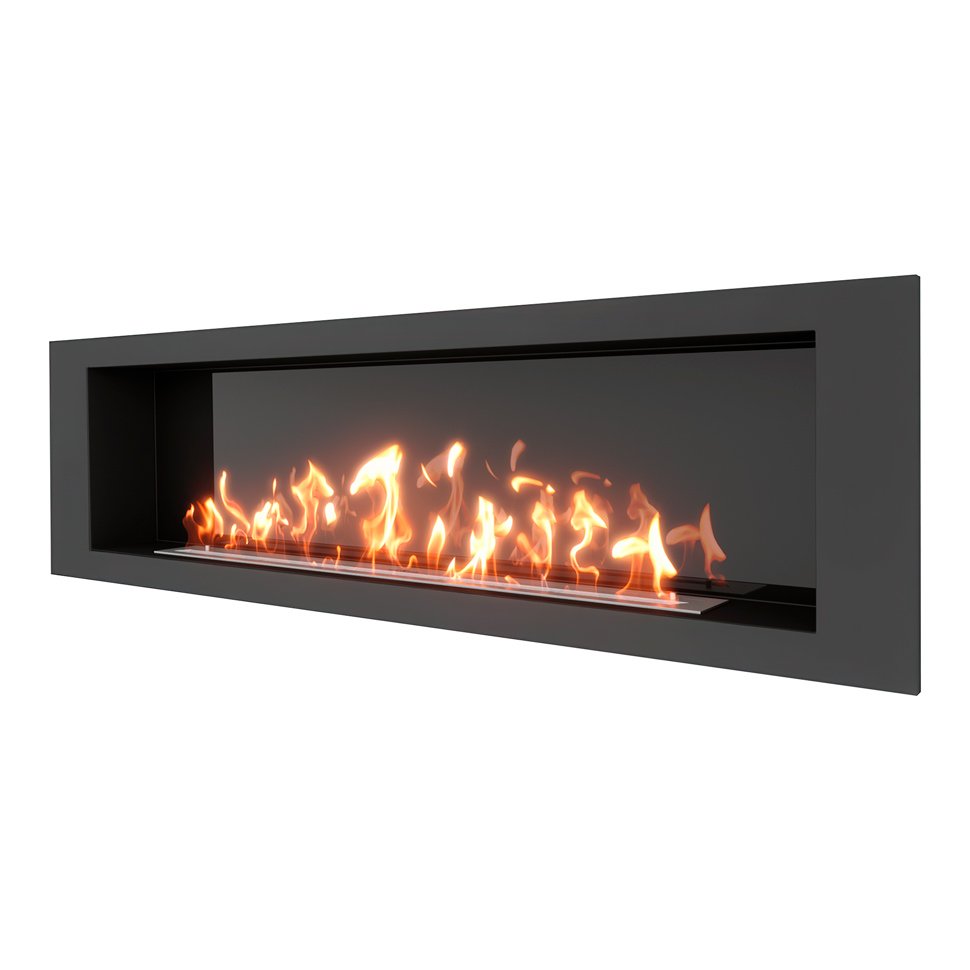 Биокамин встраиваемый SteelHeat LONG 1800 