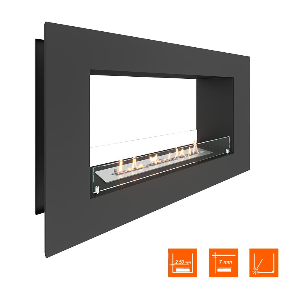 Биокамин сквозной SteelHeat GRAND 1000 