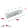 Топливный блок SteelHeat LINE GLASS 500 