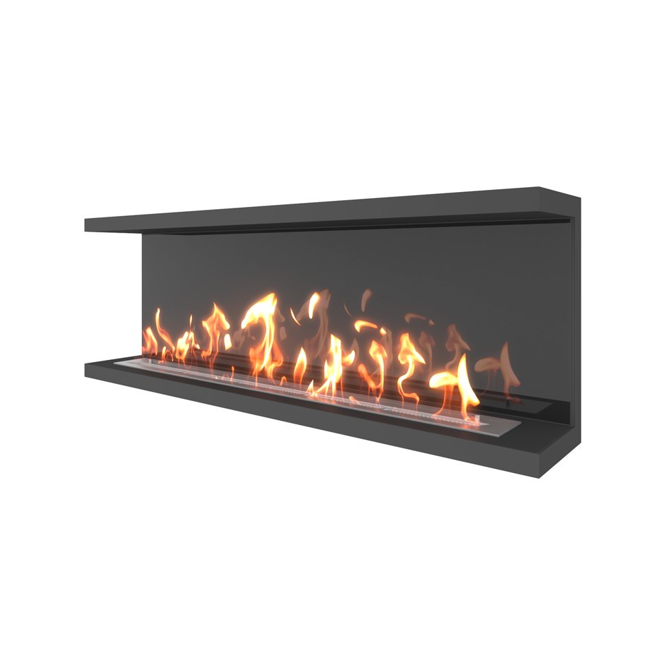 Биокамин фронтальный SteelHeat Leader 1400 