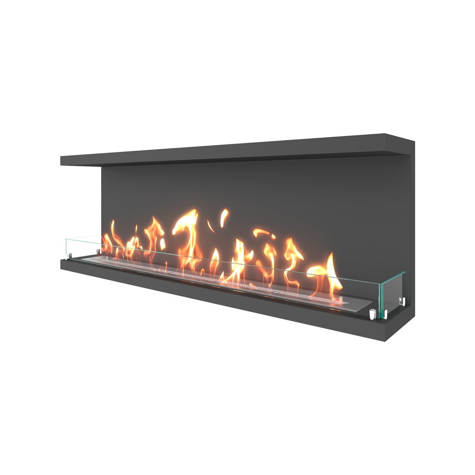 Биокамин фронтальный SteelHeat Leader 1400 