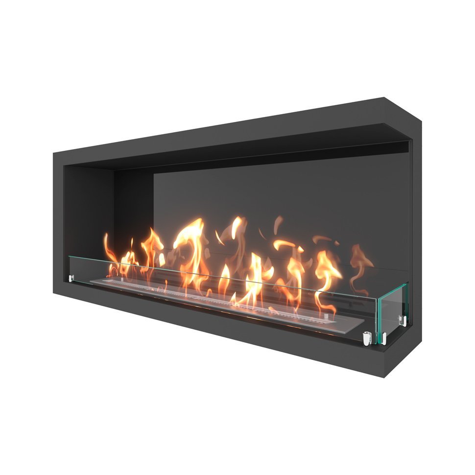 Биокамин угловой SteelHeat ONE 1200 правый 