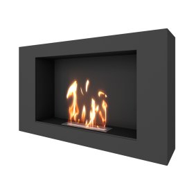 Биокамин SteelHeat WALL LONG 900 LITE черный