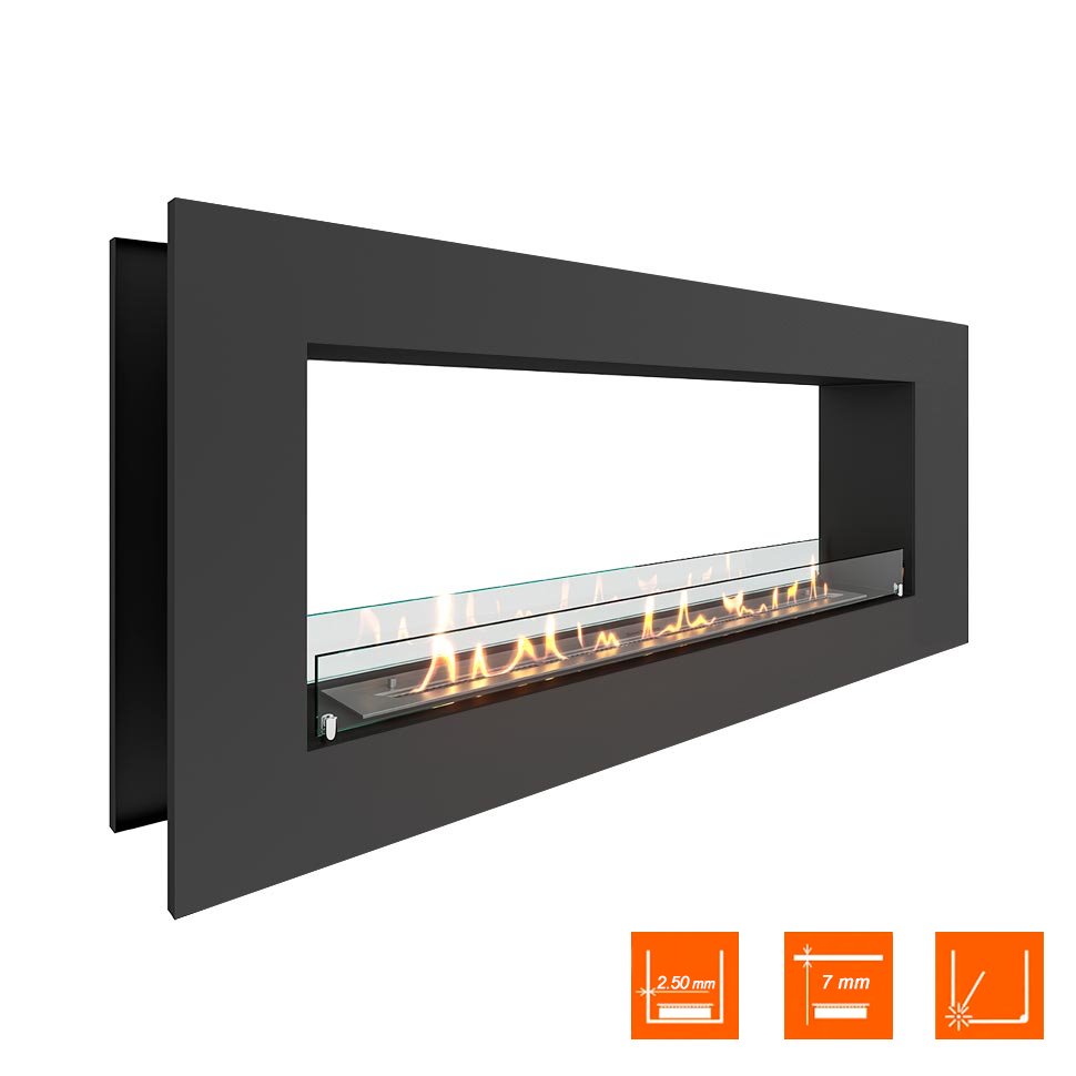 Биокамин сквозной SteelHeat GRAND 1400 