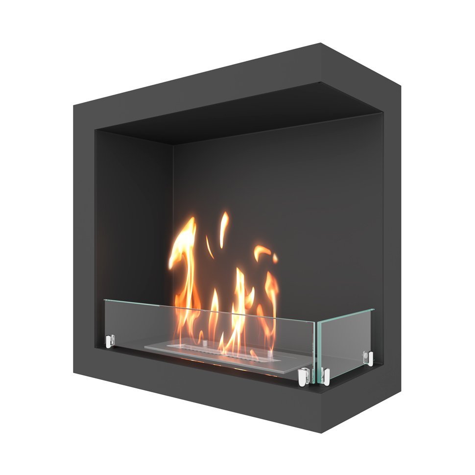 Биокамин угловой SteelHeat ONE 600 правый 