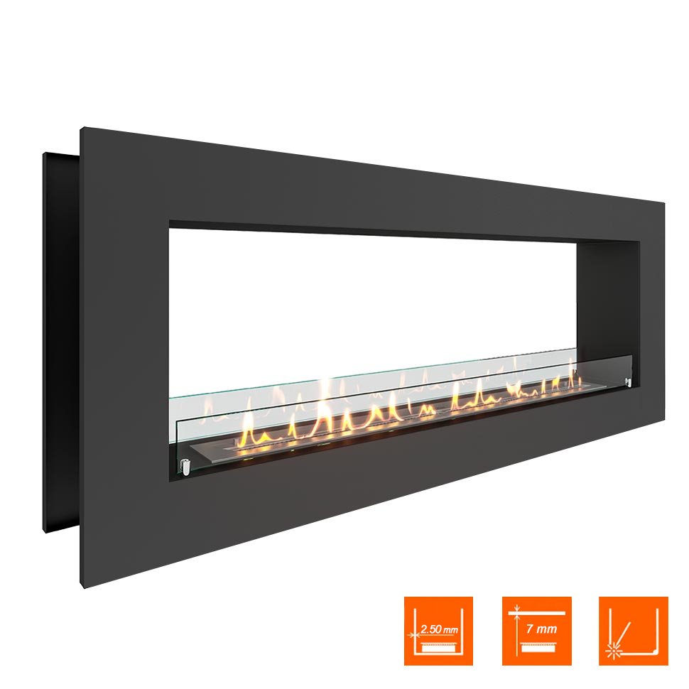 Биокамин сквозной SteelHeat GRAND 1500 