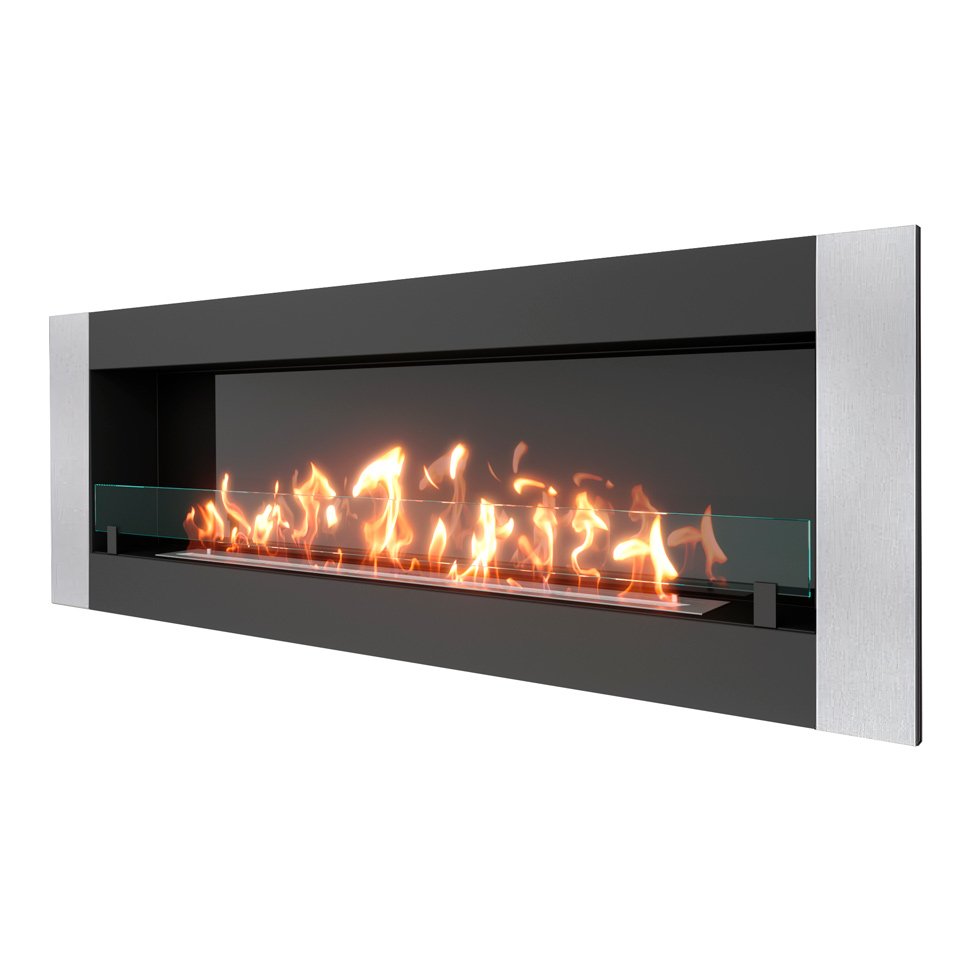 Биокамин встраиваемый SteelHeat GRAND-V 1800 