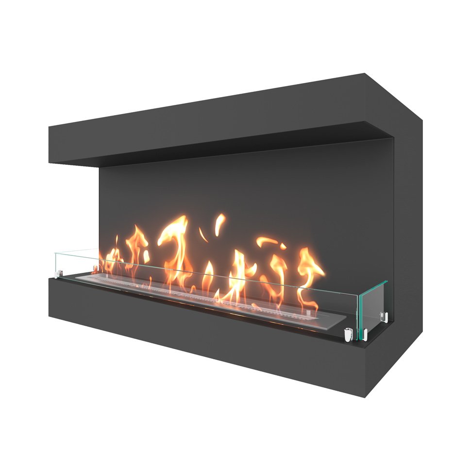 Биокамин фронтальный SteelHeat GRAND 1200 