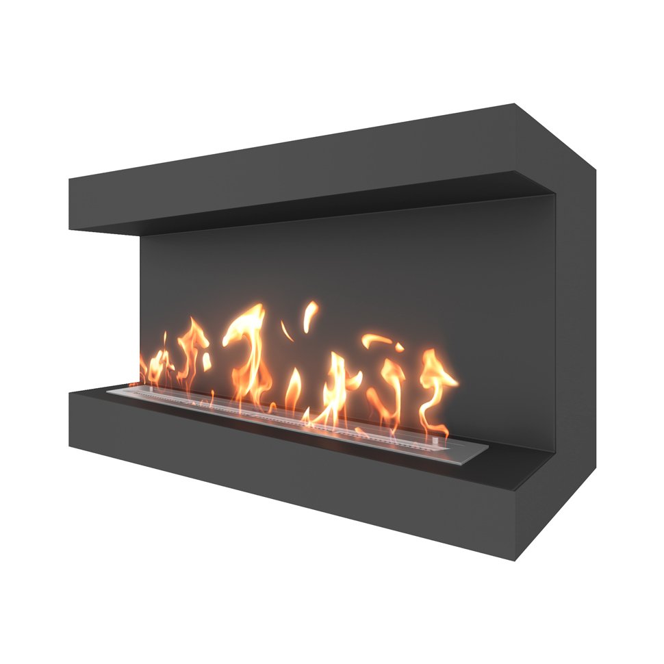 Биокамин фронтальный SteelHeat GRAND 1200 